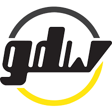 Het logo van GDW, wiens trekhaken verkrijgbaar zijn bij Ide Automotive