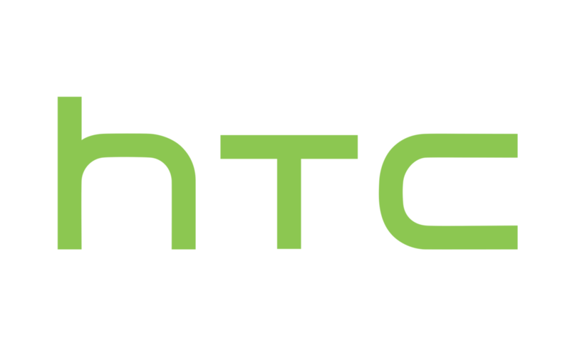 Het logo van HTC, wiens smartphones verkrijgbaar zijn bij Ide Automotive
